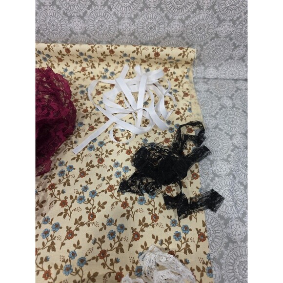 Lot of Assorted Lace & Ribbon Edging Trims – Various Colors & Styles - Picture 9 of 9